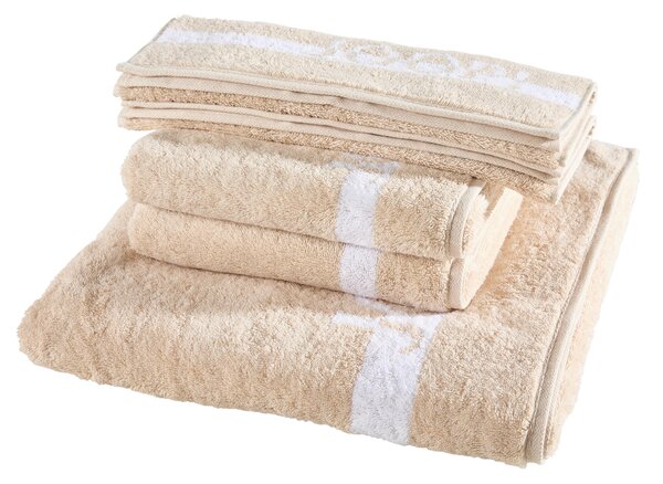 SADA FROTÉ UTERÁKOV, prírodná farba, béžová Joop! - Kúpeľňový textil, Online Only