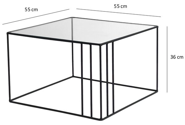 ASIR Konferenčný stolík OUTLINE čierny