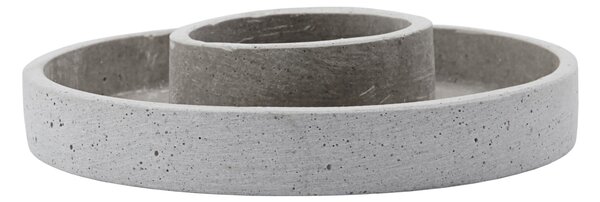 Svietnik Daca Grey Polystone
