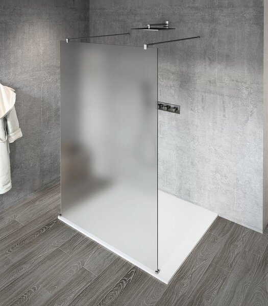 Gelco Gelco, VARIO WHITE jednodielna sprchová zástena do priestoru, dymove sklo, 700 mm, GX1370GX2215