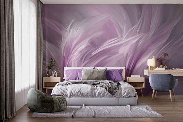 Tapety Elegantné pierka v odtieňoch fialovej, Fototapety abstraktné, w05658v2 : Uwalls.sk