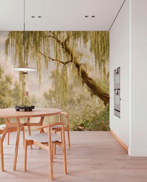 Tapety Vŕby pri slnečnej vode, Fototapety s prírodnými motívmi, w05631v1 : Uwalls.sk