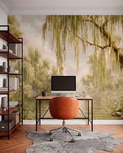 Tapety Vŕby pri slnečnej vode, Fototapety s prírodnými motívmi, w05631v1 : Uwalls.sk