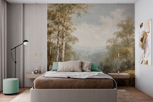 Tapety Brezy pozdĺž brehu rieky, Fototapety s prírodnými motívmi, w05685 : Uwalls.sk