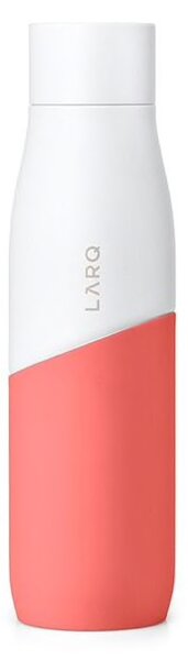 Antibakteriálna fľaša LARQ Movement, White / Coral 710 ml - LARQ
