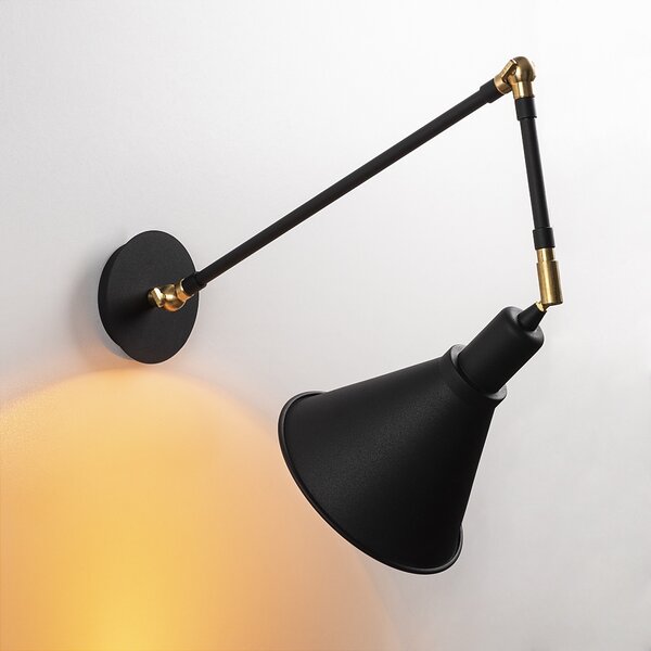ASIR Nástenná lampa BERCESTE čierna