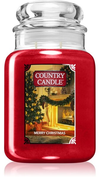 Country Candle Merry Christmas vonná sviečka 652 g