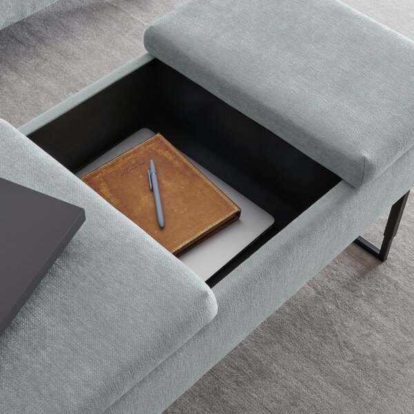 LAVICA K POSTELI, 124/45,5-61,5/49 cm, Dieter Knoll - Postele
