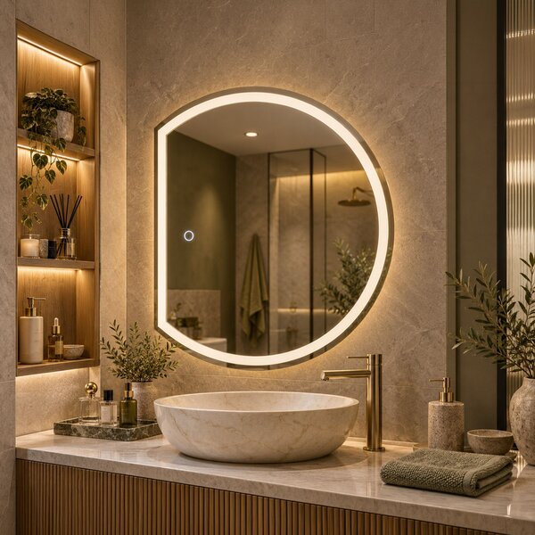 Nástenné LED zrkadlo YH-BL-2 81x90cm