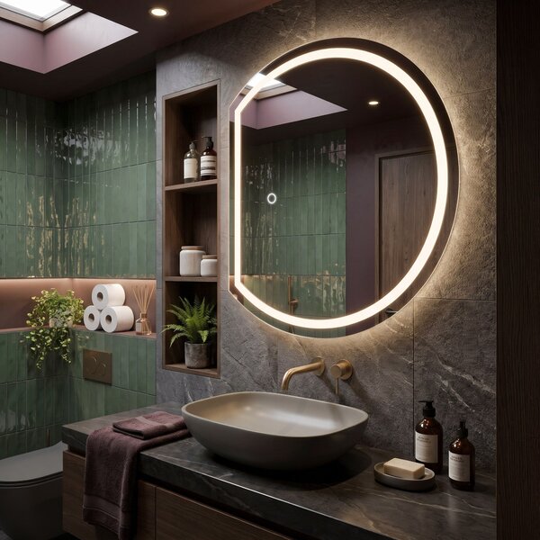 Nástenné LED zrkadlo YH-BL-2 81x90cm