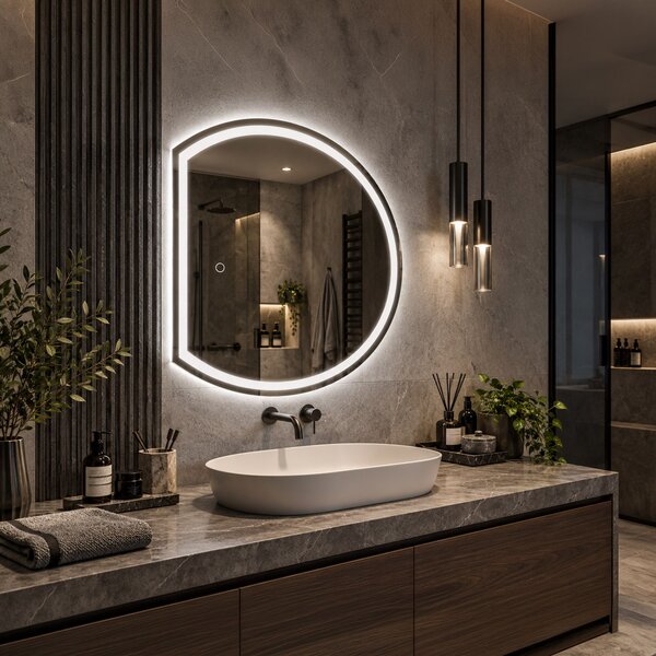 Nástenné LED zrkadlo YH-BL-2 81x90cm