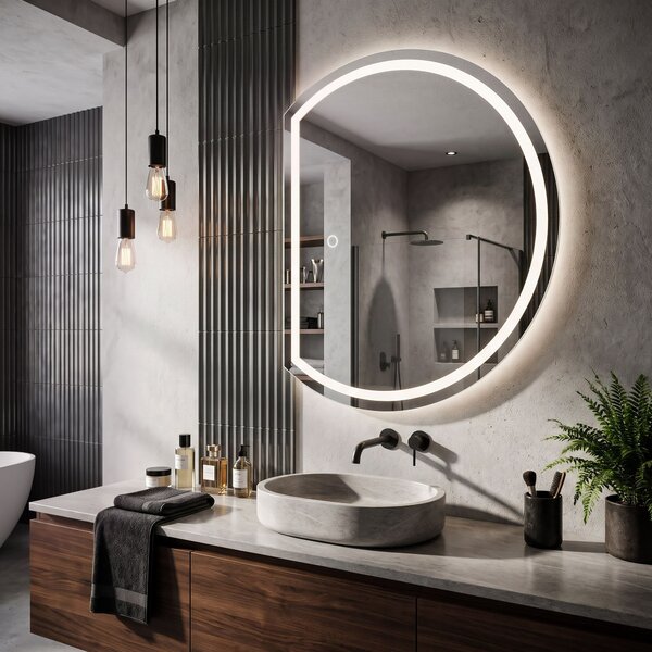 Nástenné LED zrkadlo YH-BL-2 81x90cm