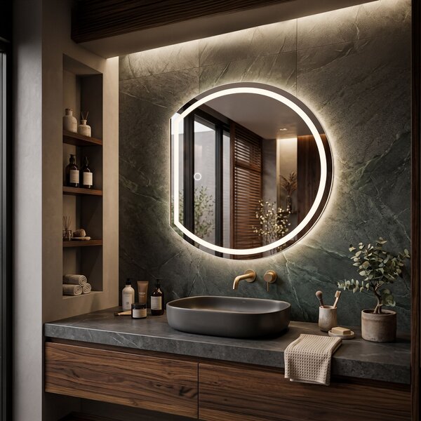 Nástenné LED zrkadlo YH-BL-2 81x90cm