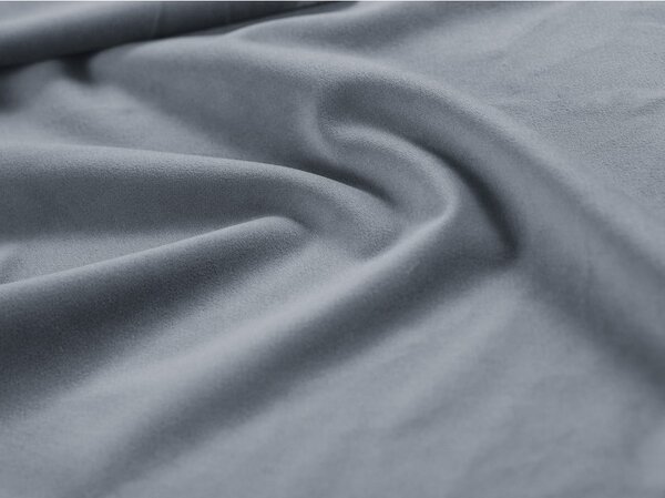 Svetlomodrá čalúnená dvojlôžková posteľ s úložným priestorom s roštom 160x200 cm Casey – Mazzini Beds