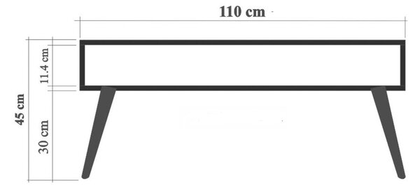 NovýNábytok.sk Konferenčný stolík Vivo 200 (Borovica atlantic). Akcia -22%. Vlastná spoľahlivá doprava až k Vám domov. 1072282