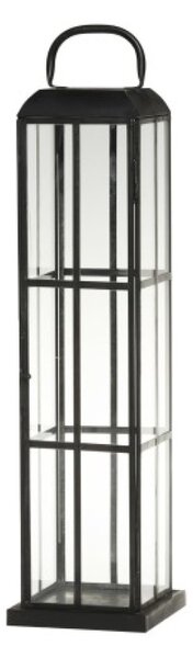 Lucerna čierny kov 60cm