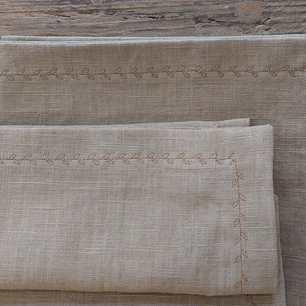 Ľanový obrus /štóla Old Linen 160*45 cm