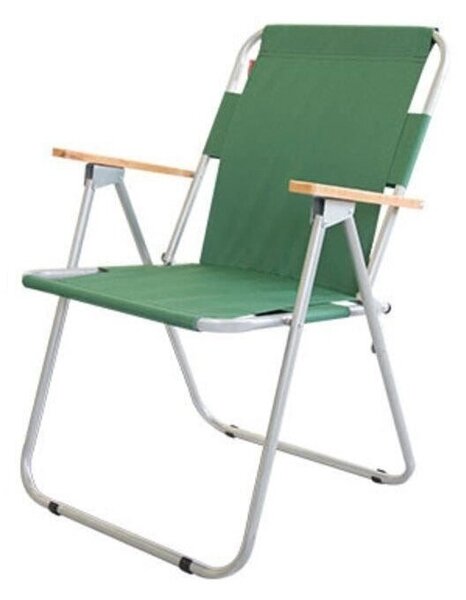 ARLON skladacia záhradná stolička, zelená