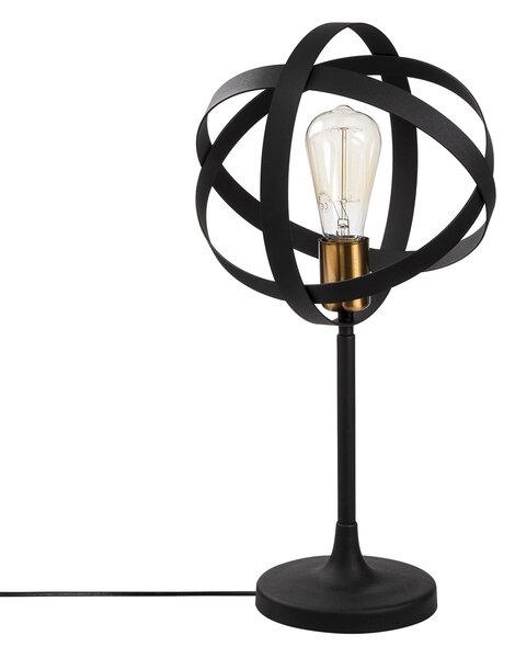 ASIR GEZEGEN stolová lampa zlatá čierna