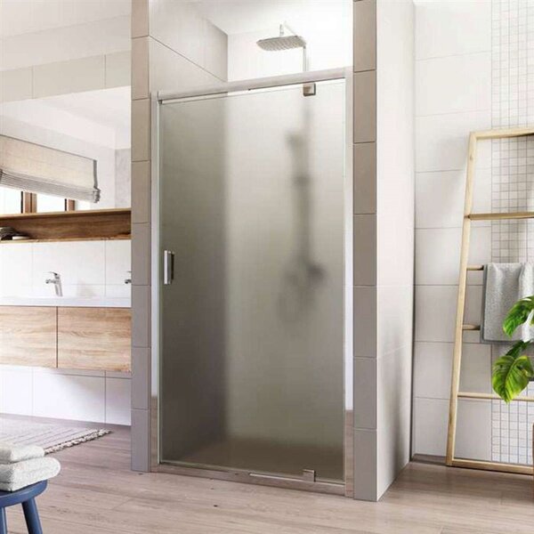 Mereo Lima sprchové dvere pivotové, chróm ALU, sklo Point Sprchové dvere, Lima, pivotové, 80x190 cm, chróm ALU, sklo Point 6 mm Variant: Sprchové dve…
