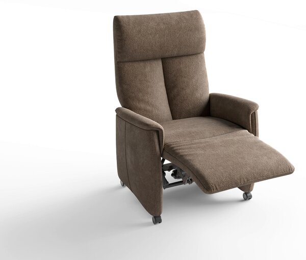 RELAXAČNÉ KRESLO, textil, hnedá Sit & More - Online Only obývacie izby, Online Only