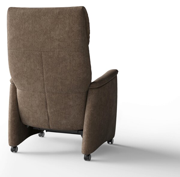 RELAXAČNÉ KRESLO, textil, hnedá Sit & More - Online Only obývacie izby, Online Only