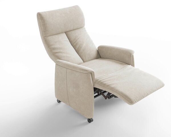 RELAXAČNÉ KRESLO, textil, strieborná Sit & More - Online Only obývacie izby, Online Only