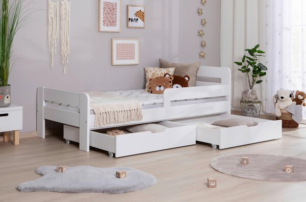 POSTEĽ S ÚLOŽNÝM PRIESTOROM 90/200 cm, MID.YOU - Detské izby, Online Only