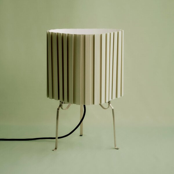 Stolové Lampa HAY, Canelé, Zelená, Obývacia izba, Tkanina / Textil, Dizajnový
