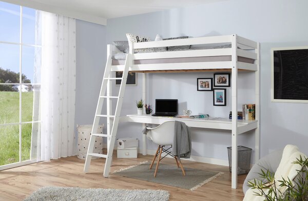 VYVÝŠENÁ POSTEĽ, 90/200 cm biela MID.YOU - Detské izby, Online Only