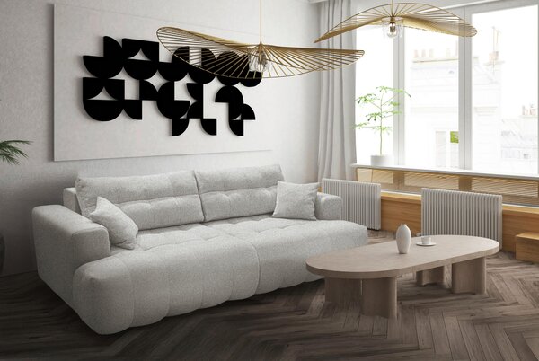 VEĽKÁ POHOVKA, plast, textil, kompozitné drevo, béžová Livetastic - Sedačky, Online Only