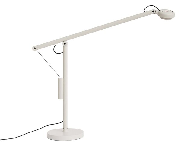 Stolové Lampa HAY, Fifty-Fifty, stmievateľné, Sivá, Pracovňa, Hliník, Dizajnový