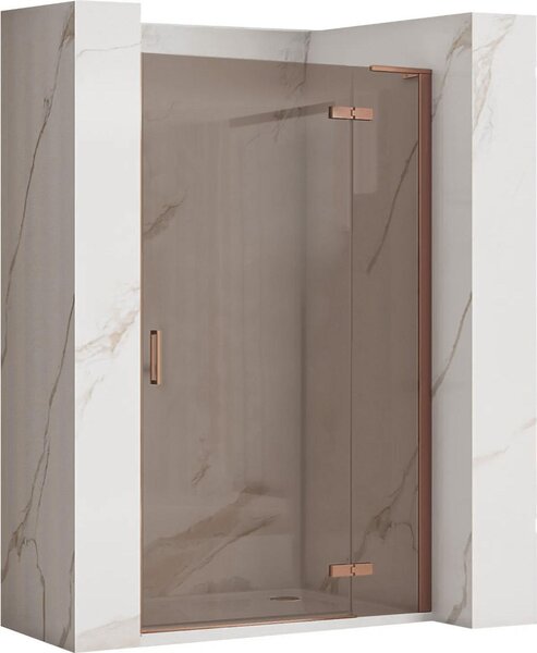Sprchové Dvere Rea Hugo Brush Copper 90
