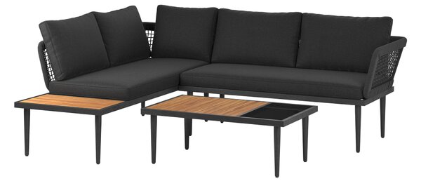TERASOVÁ SEDACIA SÚPRAVA drevo, kov, plast, sklo, textil Beldano - Online Only záhrada, Online Only