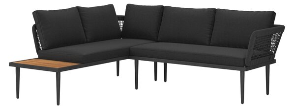 TERASOVÁ SEDACIA SÚPRAVA drevo, kov, plast, sklo, textil Beldano - Online Only záhrada, Online Only