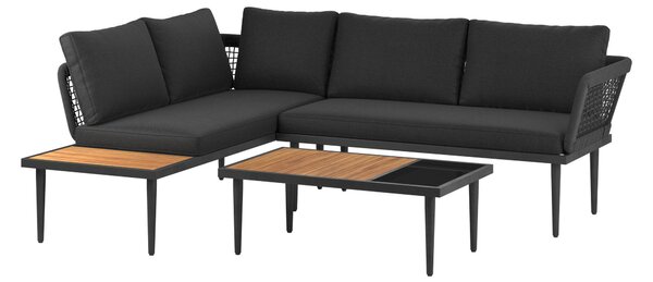 TERASOVÁ SEDACIA SÚPRAVA drevo, kov, plast, sklo, textil Beldano - Online Only záhrada, Online Only