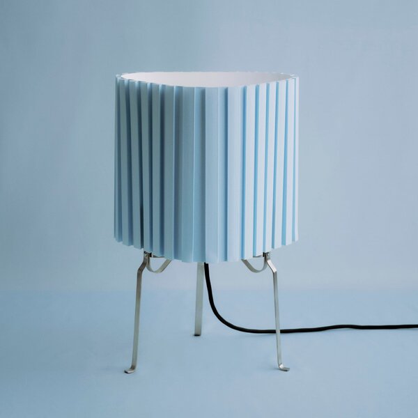 Stolové Lampa HAY, Canelé, Modrá, Obývacia izba, Tkanina / Textil, Dizajnový