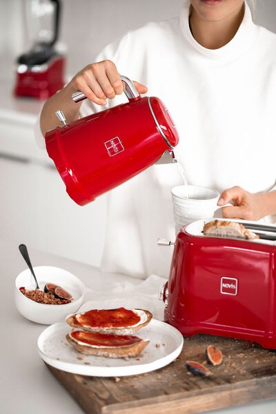 Rýchlovarná kanvica Novis Kettle K1 (červená)