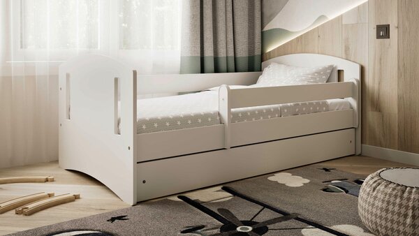 POSTEĽ PRE DETI A MLÁDEŽ 80/160 cm, biela MID.YOU - Detské izby, Online Only