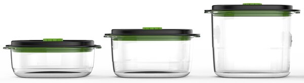 Sada 3 dóz New Fresh 0,7 + 1,2 + 1.8 l FoodSaver (FFC026X)