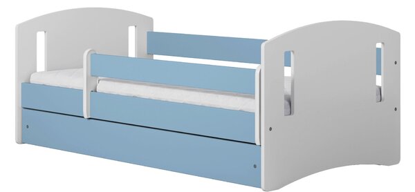 POSTEĽ PRE DETI A MLÁDEŽ 80/140 cm, modrá, biela MID.YOU - Detské izby, Online Only