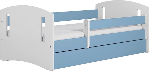 POSTEĽ PRE DETI A MLÁDEŽ 80/140 cm, modrá, biela MID.YOU - Detské izby, Online Only