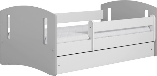 POSTEĽ PRE DETI A MLÁDEŽ 80/160 cm, sivá, biela MID.YOU - Detské izby, Online Only