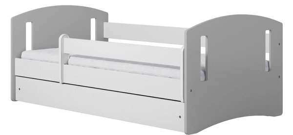 POSTEĽ PRE DETI A MLÁDEŽ 80/160 cm, sivá, biela MID.YOU - Detské izby, Online Only