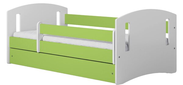POSTEĽ PRE DETI A MLÁDEŽ 80/140 cm, zelená, biela MID.YOU - Detské izby, Online Only