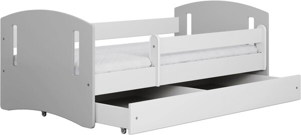 POSTEĽ PRE DETI A MLÁDEŽ 80/160 cm, sivá, biela MID.YOU - Detské izby, Online Only