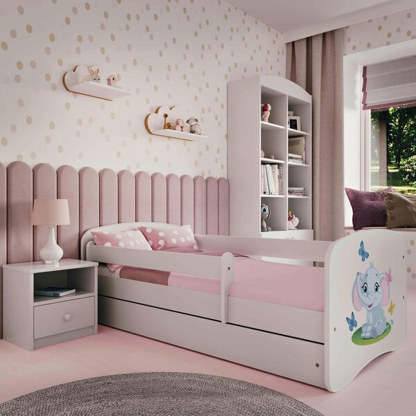 POSTEĽ PRE DETI A MLÁDEŽ 80/160 cm, biela MID.YOU - Detské izby, Online Only