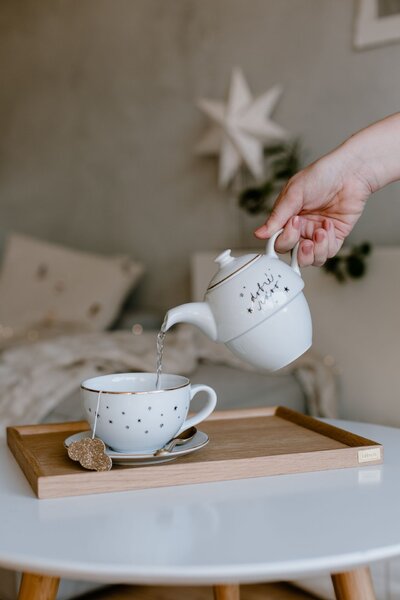 Porcelánová čajová súprava Dobré ráno