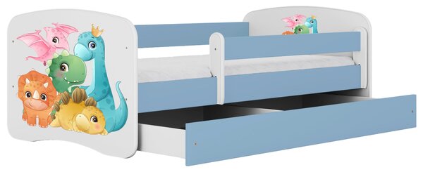 POSTEĽ PRE DETI A MLÁDEŽ 80/160 cm, modrá, biela MID.YOU - Detské izby, Online Only