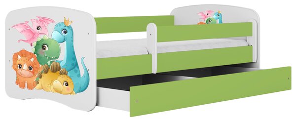 POSTEĽ PRE DETI A MLÁDEŽ 80/160 cm, zelená, biela MID.YOU - Detské izby, Online Only